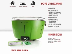 Barbecue da tavolo portatile