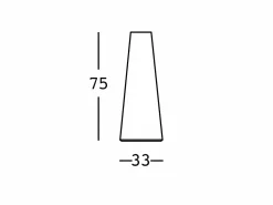 Basamento per Tavolo 75x33 Fura Light con Kit Luce