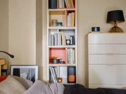 Cassettiera alta con maniglia beige sabbia 4 You Fresh