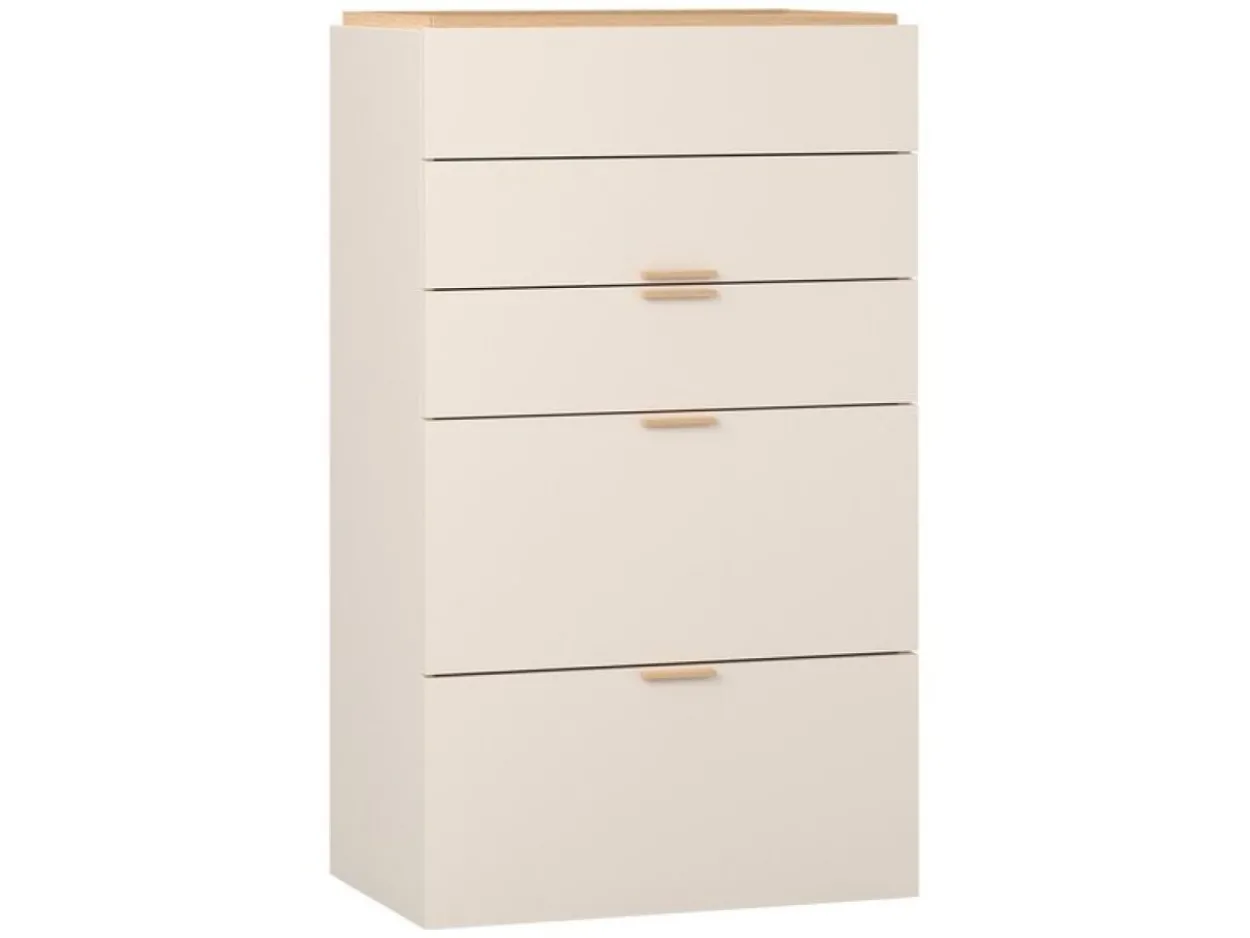 Cassettiera alta con maniglia beige sabbia 4 You Fresh