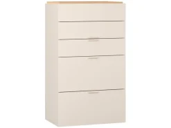 Cassettiera alta con maniglia beige sabbia 4 You Fresh