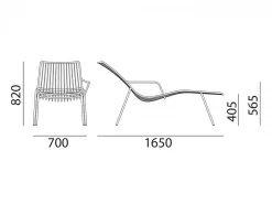 Chaise Longue Nolita 3654