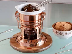 Cioccolatiera con set di forchettine