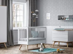 Culla II 60X120 Nature baby bianco/quercia