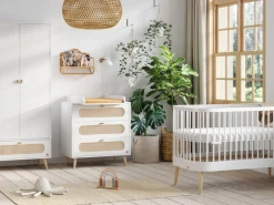 Culla II 120x60 Nautis bianco/quercia