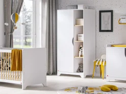 Culla 60X120 Leaf bianco/quercia