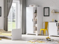 Culla 70X140 Leaf bianco/quercia