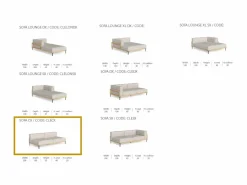 Divano Centrale CleoSoft/Wood