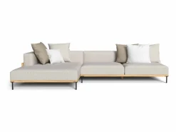 Divano Lounge Sinistro CleoSoft/Wood