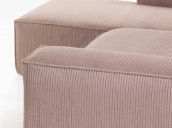 Divano 3 posti Domino chaise longue sinistra velluto a coste