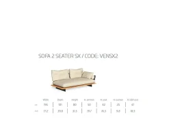 Divano 2 Posti Sinistro Venice