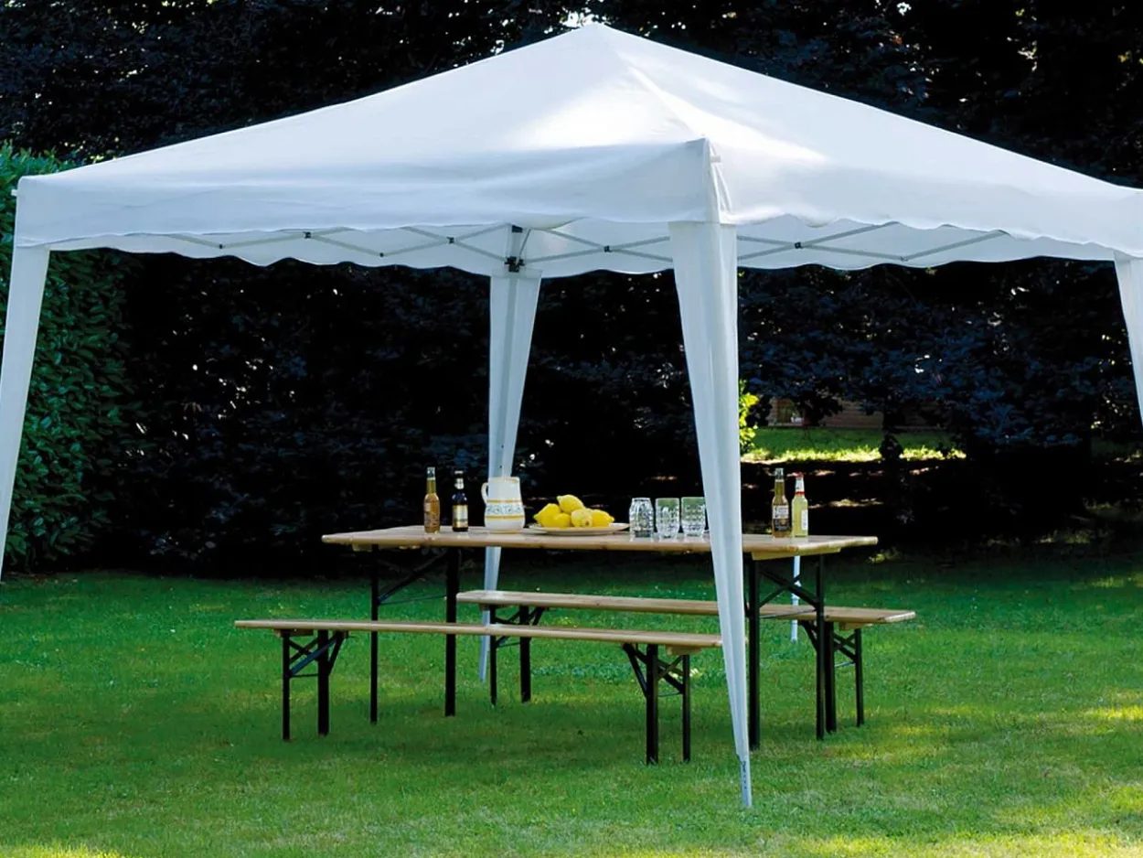 Gazebo Pieghevole 3x3 portatile struttura in ferro
