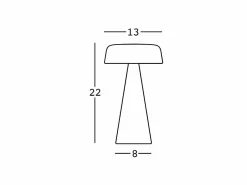 Lampada Da Tavolo Fade Con Kit Luce