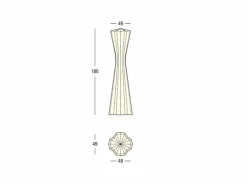 Lampada Frozen H 180 Light con Kit Luce Indoor