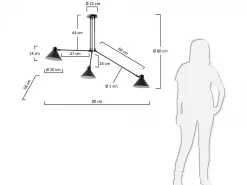 Lampada soffitto Odea orientabile