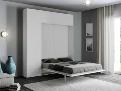 Letto a scomparsa Kentaro una piazza e mezza con mobili