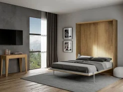 Letto matrimoniale a scomparsa 160 verticale Kentaro