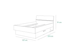 Letto singolo Iris