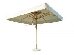 Ombrellone Dolomiti legno naturale 4x4