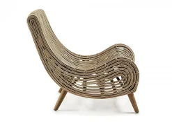 Poltrona Ambra rattan giunco