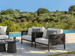 Poltrona Living Dolcevita Alluminio