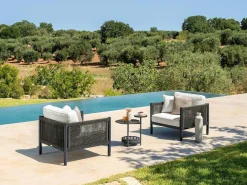 Poltrona Living Dolcevita Alluminio