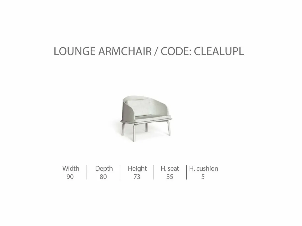 Poltrona Lounge CleoSoft/Alu