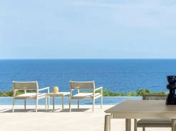 Poltrona Lounge Dolcevita Alluminio