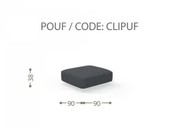 Pouf Cliff