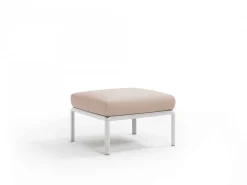 Pouf Komodo struttura bianca Nardi