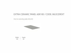 Prolunga Ceramica Tavolo Milo