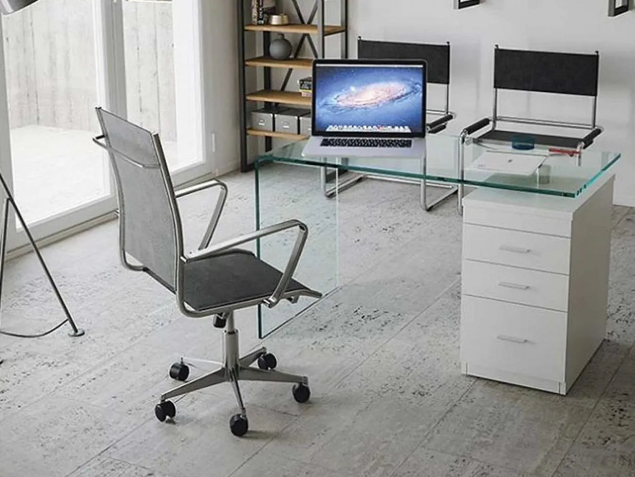 Scrivania con cassettiera B-Desk