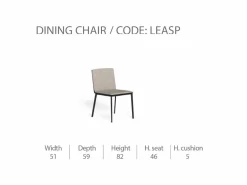 Sedia da Pranzo Leaf