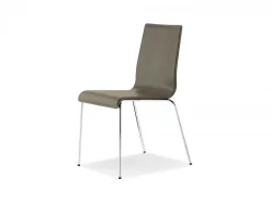 Sedia Kuadra 1281 cuoio naturale