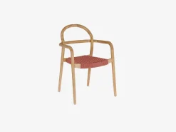 Sedia Sherman legno e corda