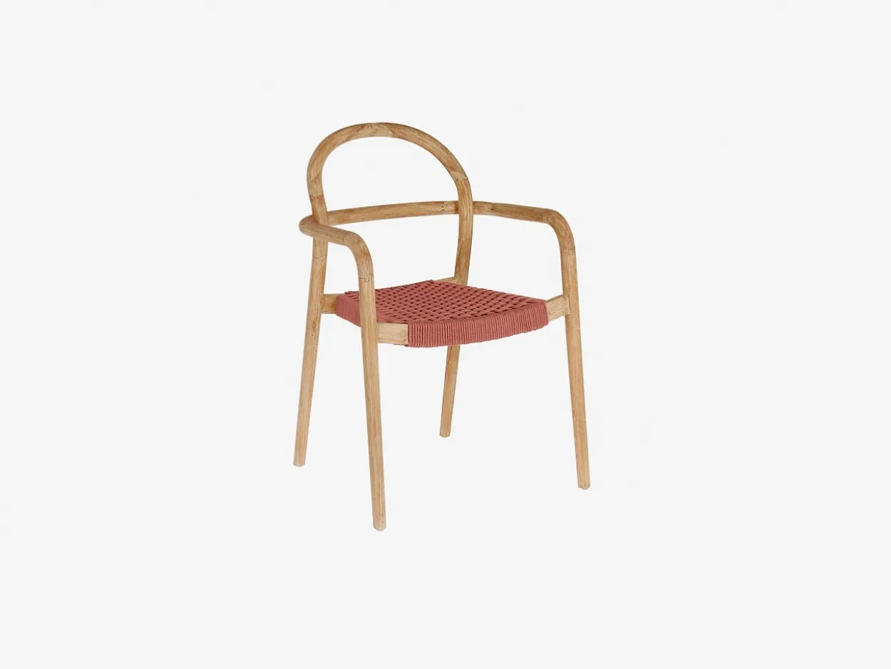 Sedia Sherman legno e corda