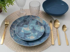 Servizio tavola Blue Dream 18 pezzi in porcellana e gres