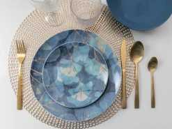 Servizio tavola Blue Dream 18 pezzi in porcellana e gres
