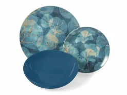 Servizio tavola Blue Dream 18 pezzi in porcellana e gres