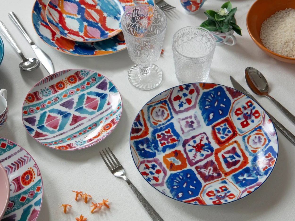 Servizio tavola Casablanca 18 pezzi in porcellana e gres