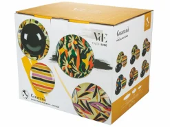 Servizio tavola Guarana 18 pezzi in porcellana e gres