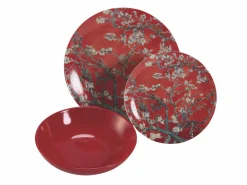 Servizio tavola Japanese Dream 18 pezzi rosso in new bone china