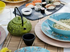 Servizio tavola Japanese Dream 18 pezzi in gres e New Bone China