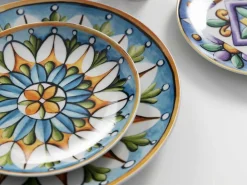 Servizio tavola Le Maioliche 18 pezzi in porcellana e gres