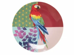 Servizio tavola Parrot Groove 18 pezzi in porcellana e gres