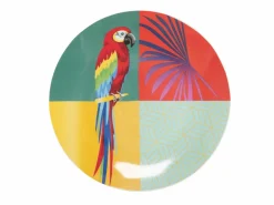 Servizio tavola Parrot Groove 18 pezzi in porcellana e gres