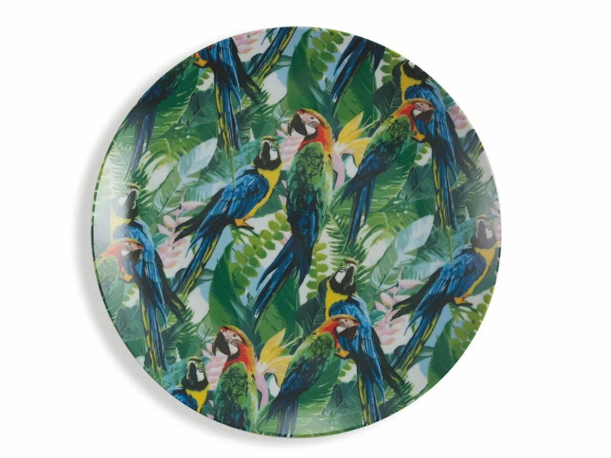 Servizio tavola Parrot Jungle 18 pezzi in porcellana