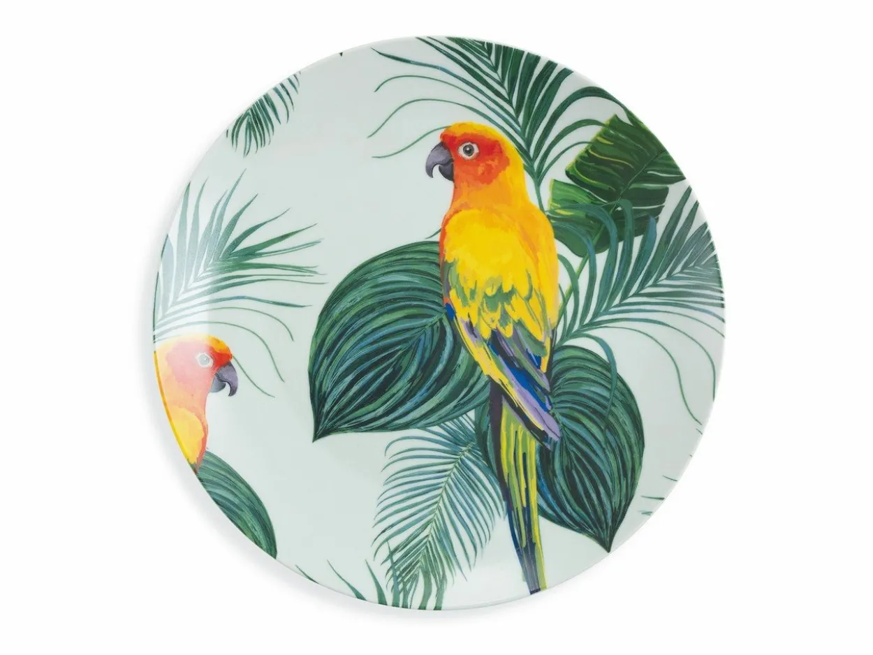 Servizio tavola Parrot Jungle 18 pezzi in porcellana