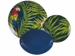 Servizio tavola Parrot Jungle 18 pezzi in porcellana