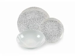 Servizio tavola Sparkle 18 pezzi in gres porcellanato
